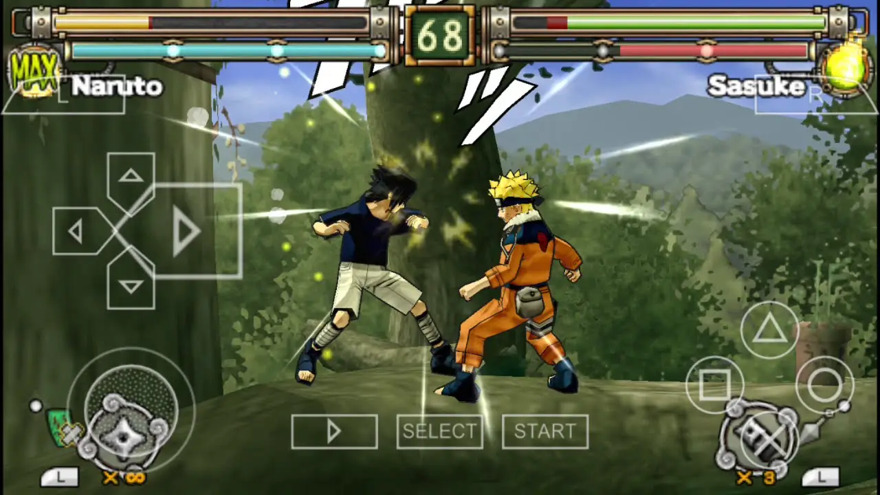 [PSP] Naruto – Ultimate Ninja Heroes 2 3