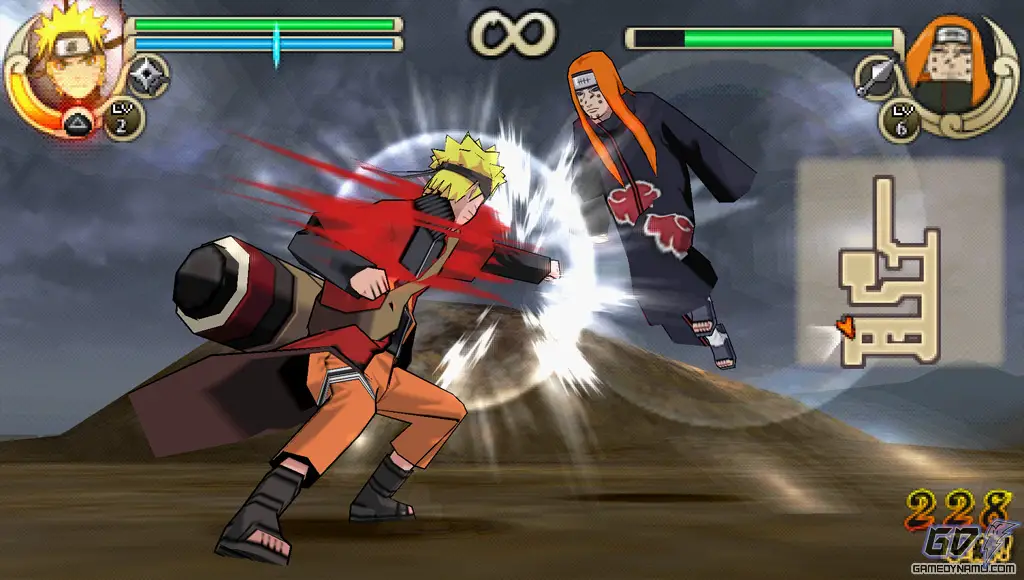 [PSP] Naruto Shippuden – Ultimate Ninja Impact 2