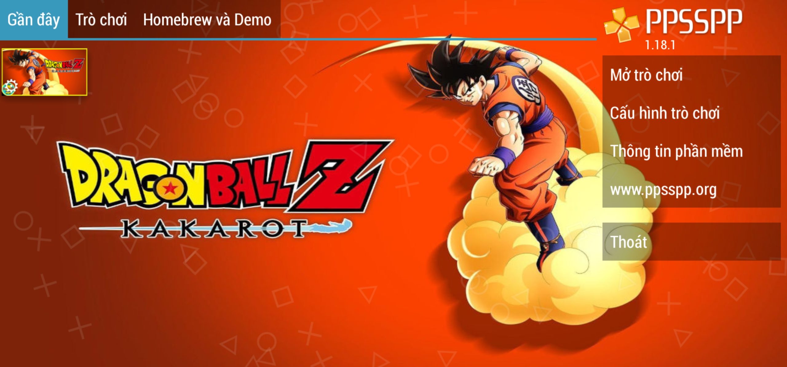 [PSP] Dragon Ball Z Kakarot 1